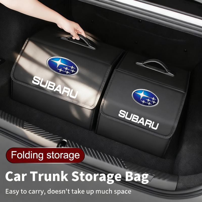 Car Trunk Large Capacity Foldable Storage Box Portable Tool For Subaru Crosstrek Forester Outback Impreza BRZ WRX Ascent REX DD9