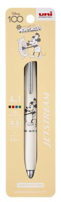 Mitsubishi Pencil Pen Jetstream Limited Edition Disney Mickey Mouse MC White MSXE516D5PMCW Multi-Function 4&1 0.5,