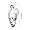 80pcs Alloy Wing Pendants for Crafts DIY Necklaces Bracelets Charm Accessories