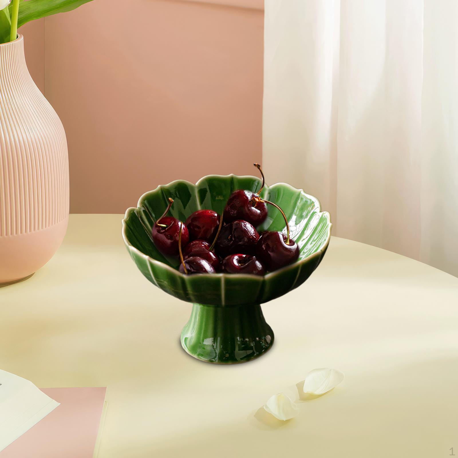 

Подставка для фруктовой вазы с основанием, миска, тарелка для закусок, украшение стола, подставка для десертов для гостиной зелёный