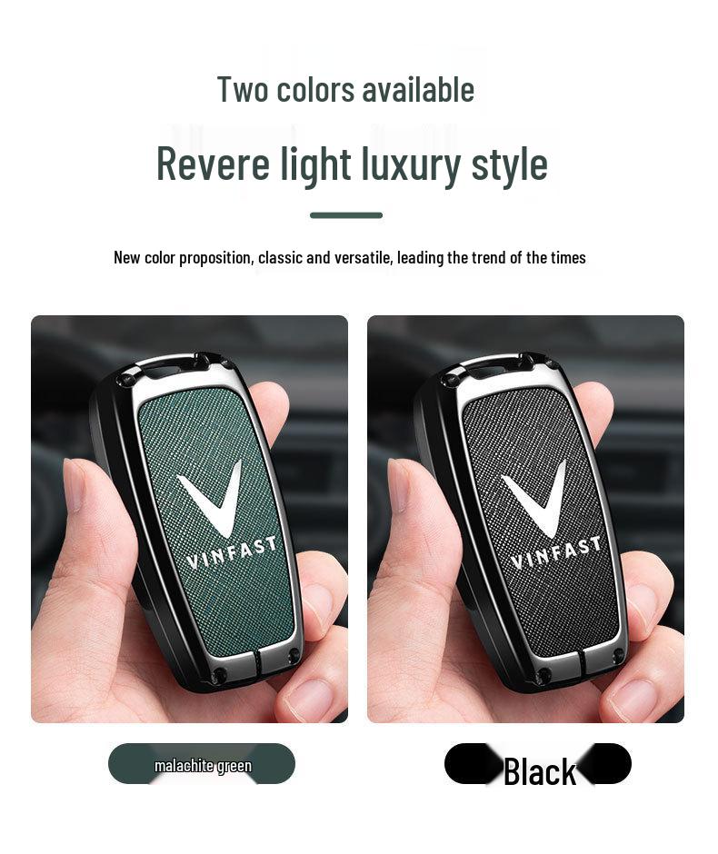 Vinfast Vietnam Car Key Case for Zhonghua V5, VF8, VF3, VF5, VF9 - High-end Bag Buckle for Men