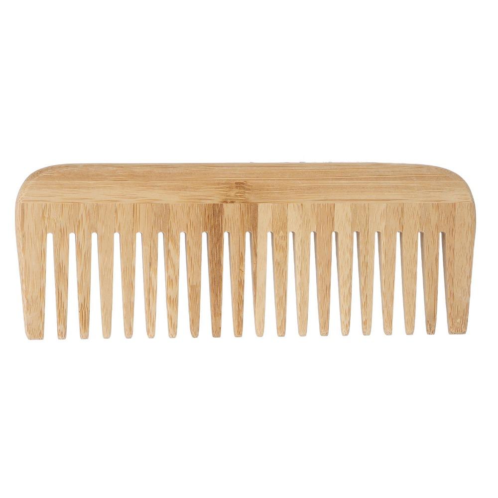 Durable Wide Tooth Comb Portable Wood Comb For Salon Bamboo Comb Home Use