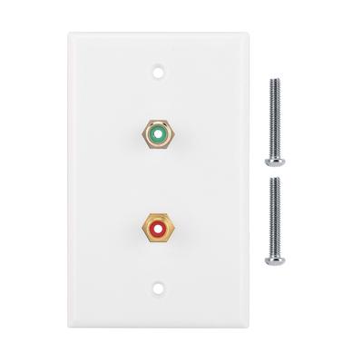 Pannello a Muro Multifunzionale con 2 Interfacce RCA Standard USA per Edificio Uffici