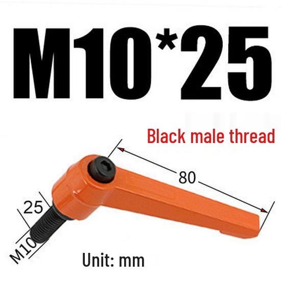 Adjustable Ratchet Handle L-Shaped Wrench with M5/M10/M16 Set Screw 7-Shaped Quick Lock Bolt
