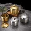 Stainless Steel Seasoning Jar with Spoon