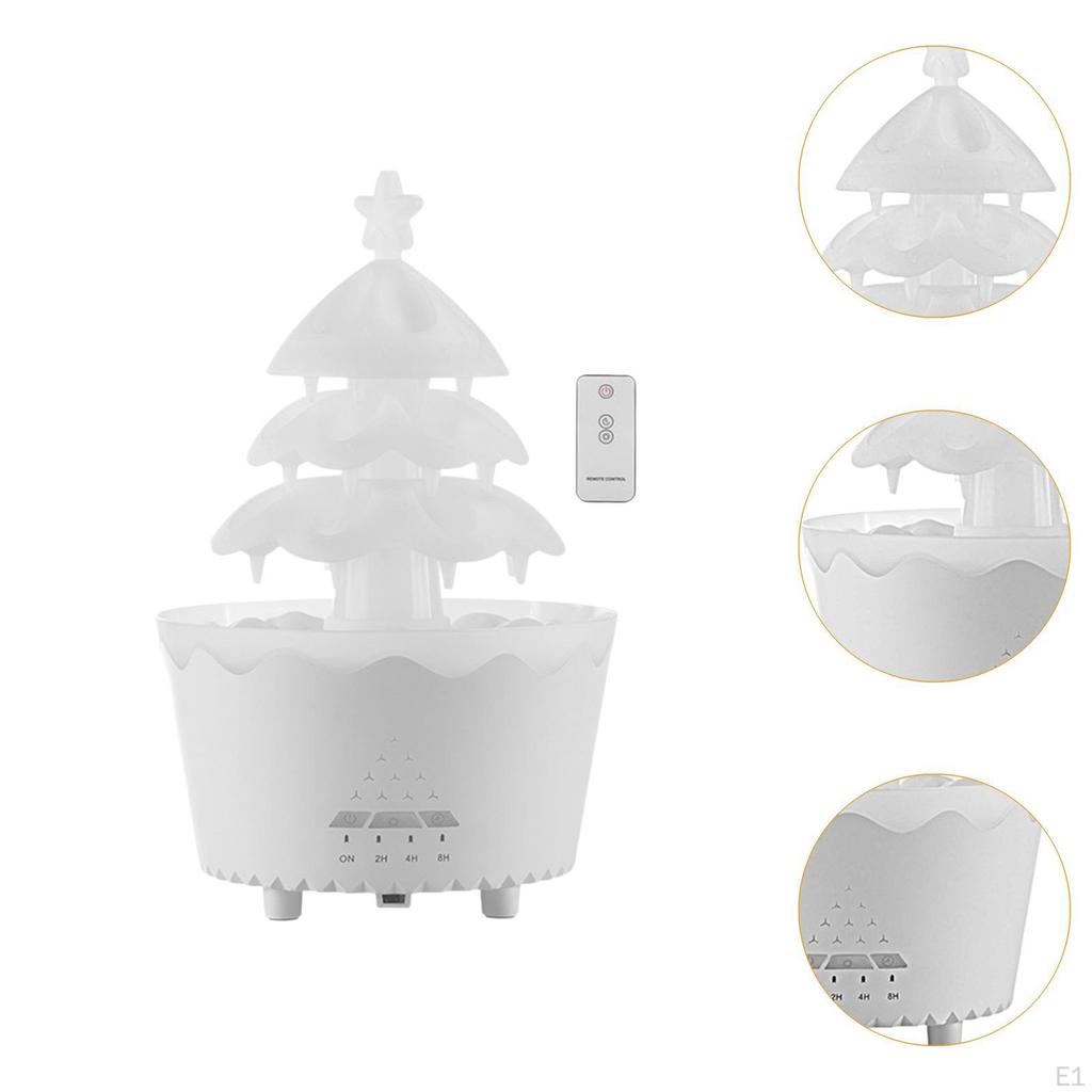 Umidificador de gotas difusor de óleo essencial em forma de árvore decorativo para academia SPA