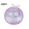 Relaxing Desk Toys for Office Maltose Glitter Apple Squeeze Stress Ball, Soft TPR Slow Rising Fidget Elastic Pinchable Sensory Toy Anxiety Relief,