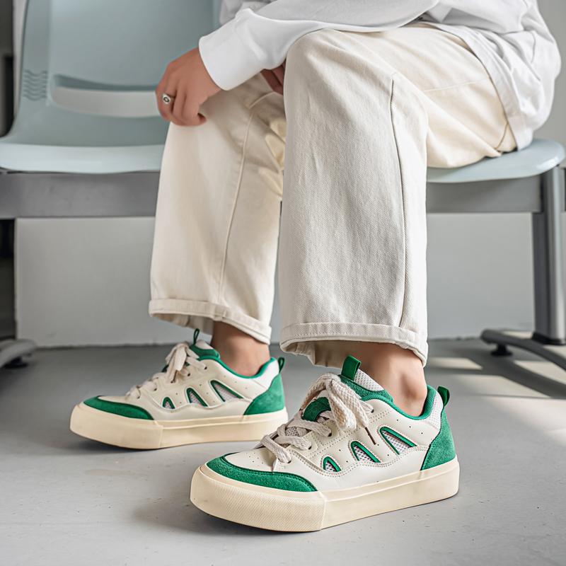 Men And Women's Fashion Casual Low Top Skateboarding Shoes Boys And Girls Comfortable Sneakers Students Classic Breathable Gym Non-slip