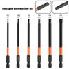 6Pcs 1/4 Shank Screwdriver Bit Magnetic Screwdriver Socket Bit High Quality Hexagonal Drill Bit