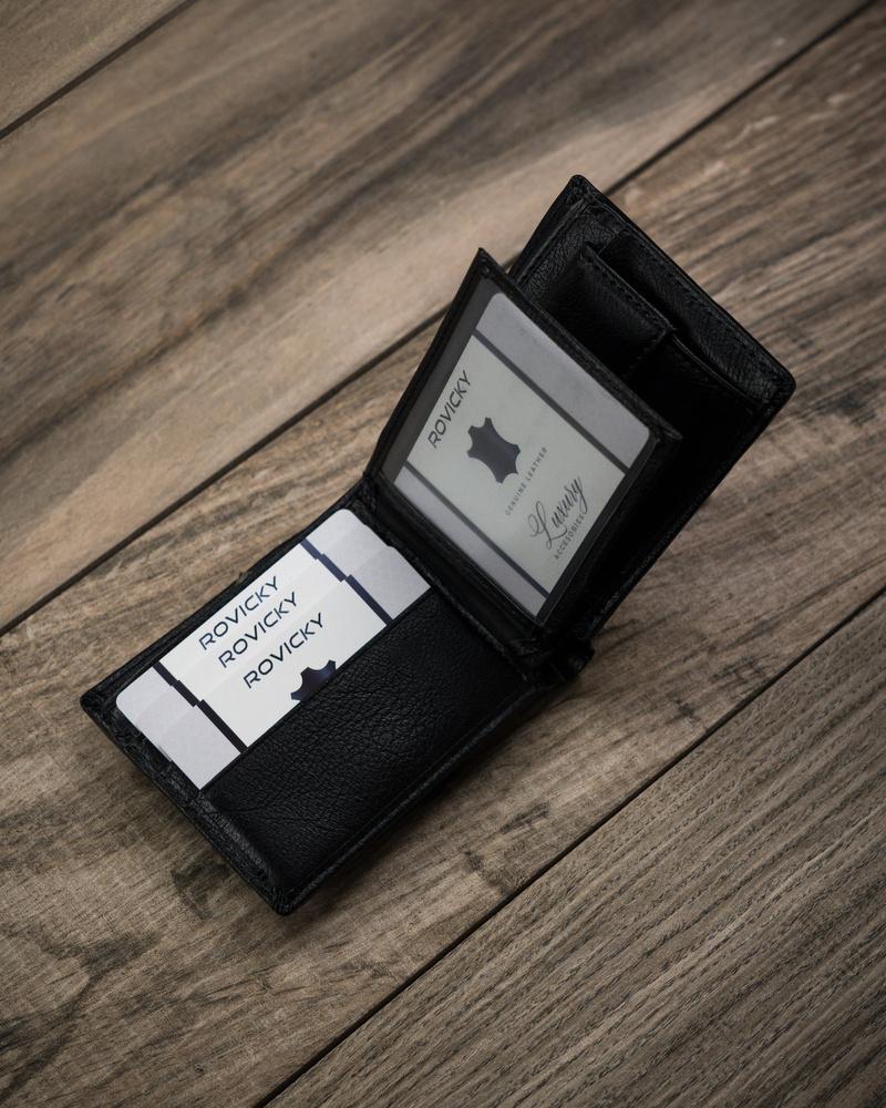 Pojemny Zgrabny Męski Portfel Skórzany Cavaldi