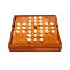 Wood Solitaire Game Single Player Chess Brain Teaser Strategy Puzzle Games Iq Logic Challenges For Adults Kids Educational Toys