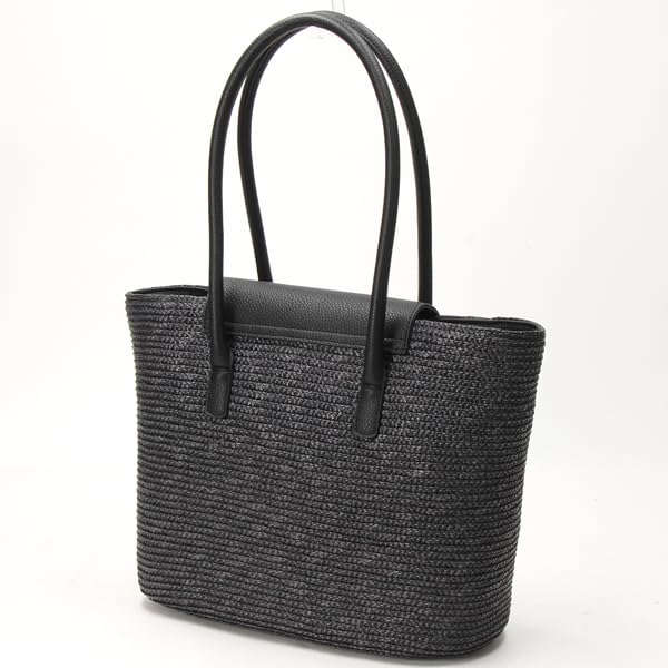 Labagagerie Tote Bag, Flap Basket Tote Bag B007102, Ivory (33)