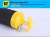 Fuyu 600CC Manual Grease Gun with Single Lever, Portable Labor-Saving Injector for Excavators