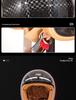 Retro Carbon Fiber Motorcycle Helmet, Three-Quarter Design for Men and Women