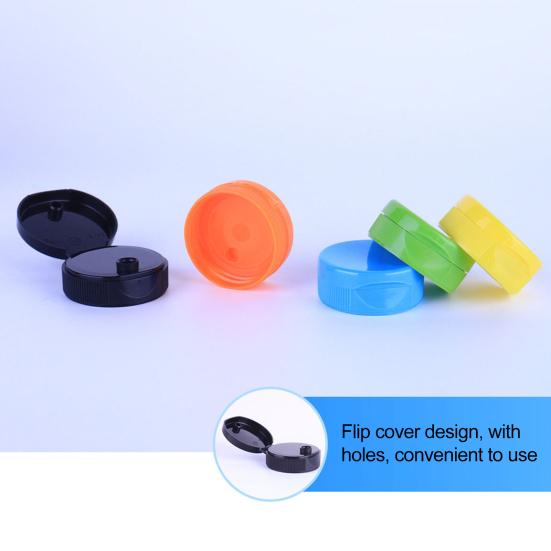 Yousheng 230ml Plastic Bear Bottle Cup with Flip Top Lid Mini Bear Shape Jar Empty Coffee Beer Drink Container for Juice Candy Milk Storing Dispensing