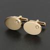 Kamakura Cufflinks Workshop March Birthstone Gold Aquamarine Cufflinks (Cufflinks, Cufflinks)