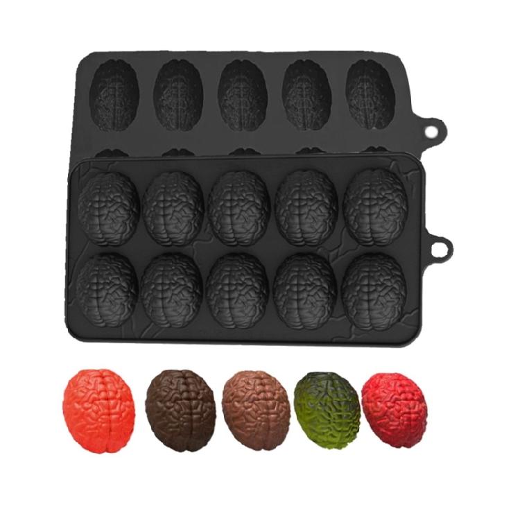 10 Cavity Dishwasher Safe Fondant Cake Mold Food Grade Silicone Chocolate Bakewares Baking Class Student Supplies