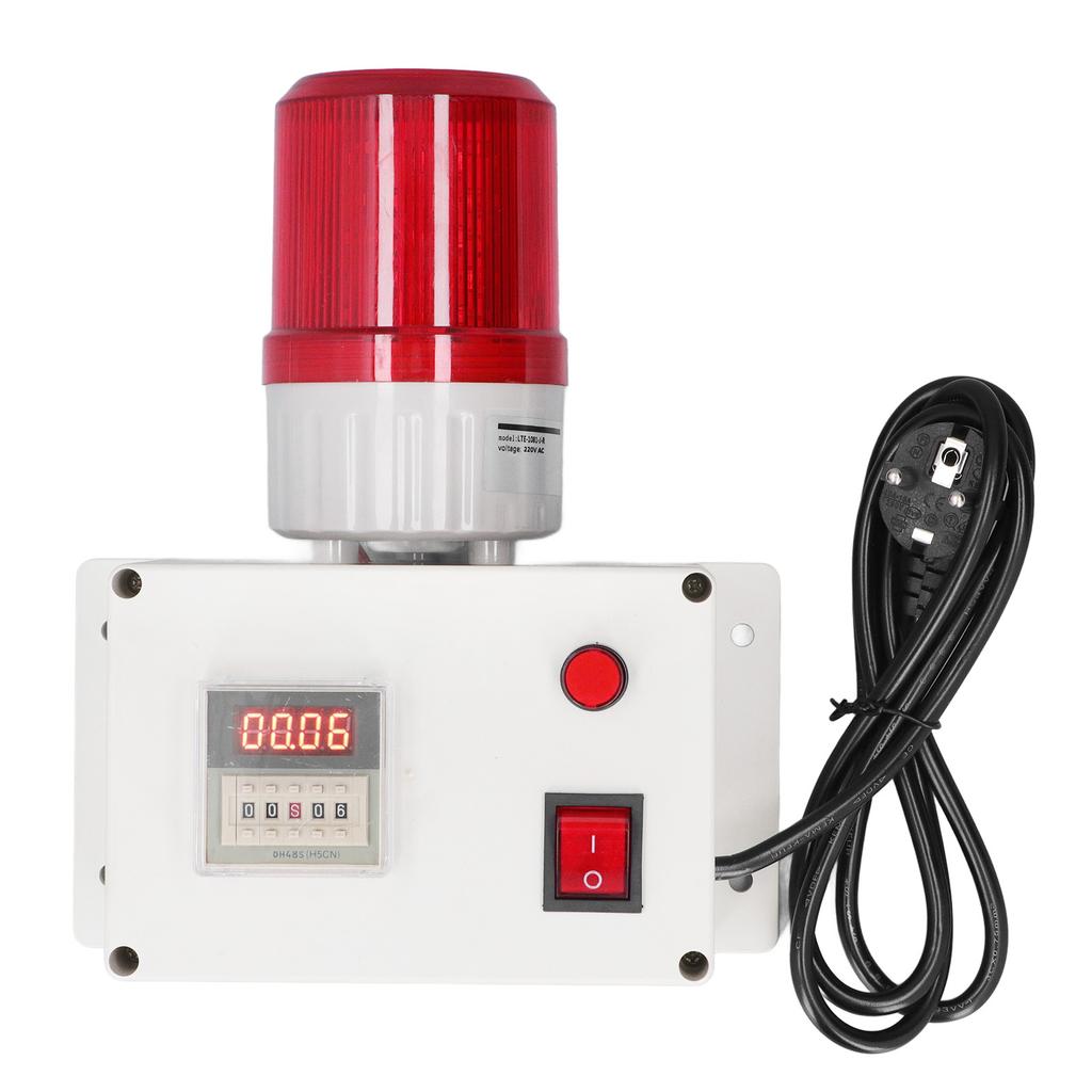 Industrielle Alarmsirene Intelligenter Ton Blitzlicht Außen Zeitverzögerung 110db 5 Schlüssel mit Montage