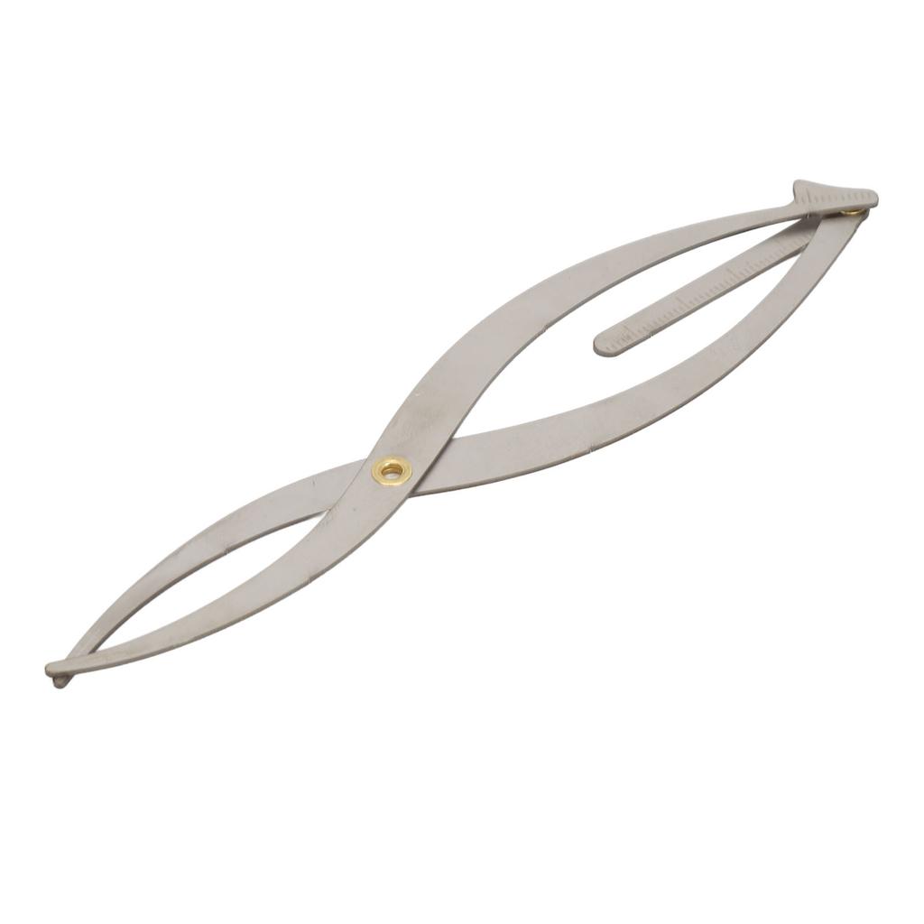 Augenbrauenschablone Microblading Lineal Edelstahl 3-Punkt-Positionierung Goldener Schnitt Symmetrisches Messwerkzeug Augenbraue