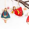 DIY Xmas Angel Girl Pendant Angel Girl Christmas Tree Accessories  Desktop