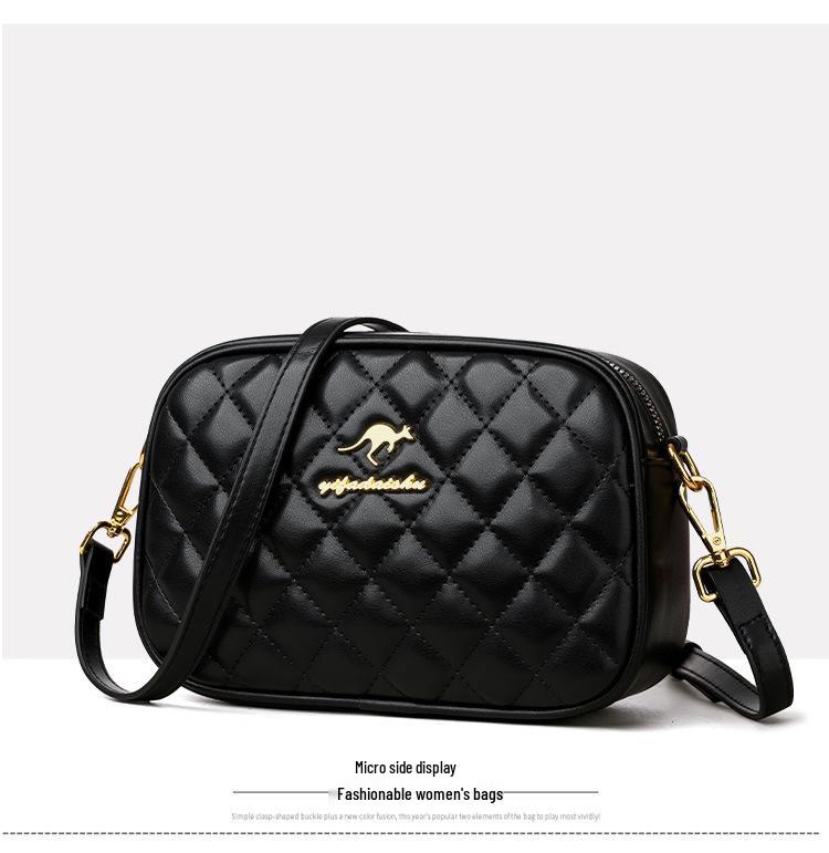 Argyle Stickerei Mama Tasche: Vielseitige Mode-Umhängetasche mit luxuriöser Textur und elegantem Design