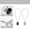 Motorcycle Helmets Lock, Combination Passwords Lock Cable Padlock Cable Lock for Cycling Helmets Travel Luggage Security