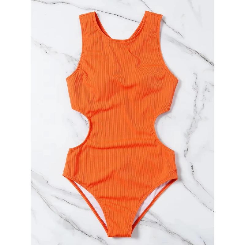 Sexy Plain Backless Swimwear Women 2026 One Piece Swimsuit Female Bathing Suits Woman Swimming for Beach Wear Monokini Swimsuits