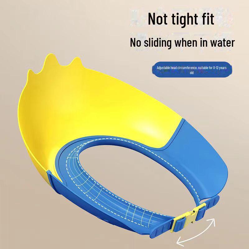 Waterproof Kids Shampooing Cap - Baby Bath Hat with Ear Protection and Water Repellent Features