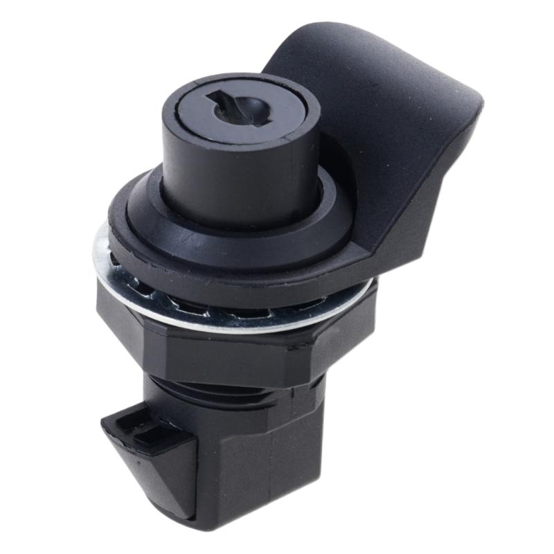 Plastic Press To Open Latches Elegant Black Push Button Lock Simple Installation Suitable for Boat Cabinets & Doors