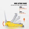 Low Profile Floor Jack 3 Ton Heavy Duty Dual Piston Rapid Pump