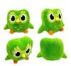 Lovely Green Duo Plushie Of Duo The Owl Cartoon Anime Plush Toy Soft Stuffed Animal Plushie Dolls Children Birthday Gift