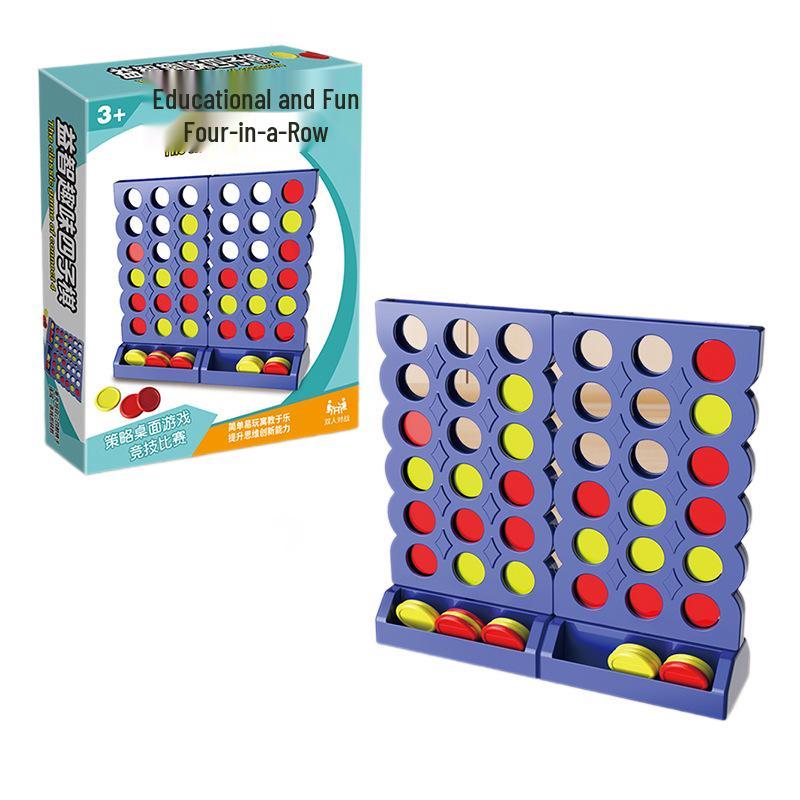 Cross-Border Parent-Child 3D Logic Training Game - Large Four-in-a-Row