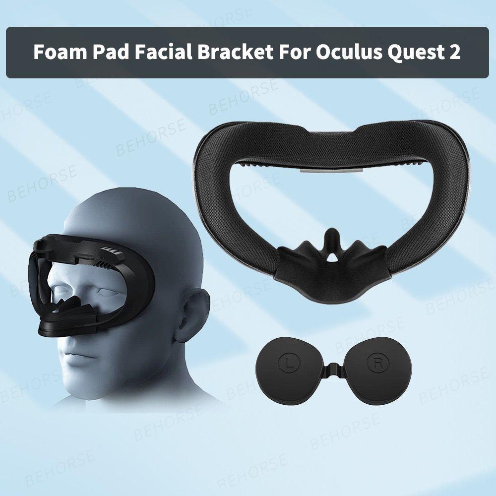 Facial Interface Face Bracket for Meta Quest 2 Breathable Foam Pad Face Mask Cover Replacement for Meta Quest 2 VR Accessories