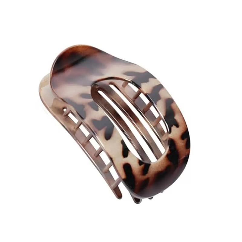 Neue Elegante Matte Acryl Abgerundete Entenschnabel Haarspangen Damen Mode Einfarbig Kunststoff Haarnadel Haaraccessoires