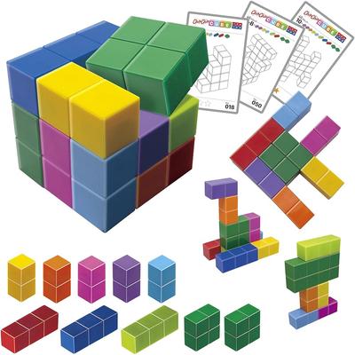 Masudaya Corporation Chachakube Puzzle Blocks Educational Toy Brain Training for Ages 3 and Up