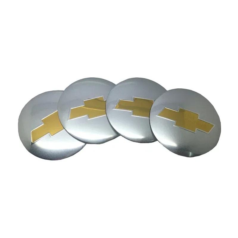 60MM/65mm Car Wheel Rims Center HubCaps Decal Sticker for Chevrolet Aveo Cruze Malibu Captiva Optra Trax Sail Silverado Lacetti
