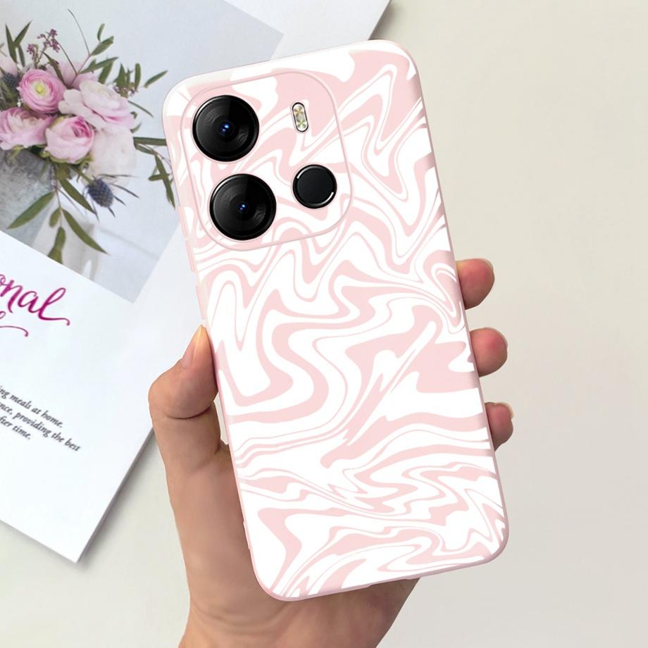 For Tecno Spark GO 2023 Case Stylish Fashion Soft Silicone TPU Housing Capa For Tecno Pop 7 Pro Pop7 Coque Pop7 BF6 BF7 Bumper