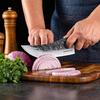 Stainless Steel Chef's Knife Boning Knife Butcher's Meat Cleaver Hand-forged Hammered Kitchen Knives Fruit Slicing Knife
