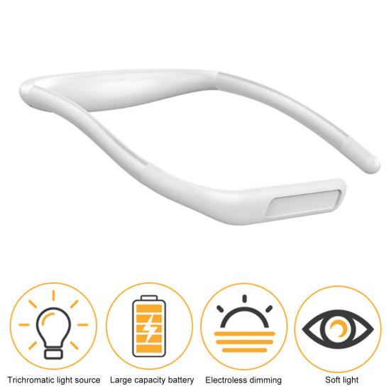 Freihändiges Nackenlicht, dimmbare Beleuchtung, Lampenkopf drehbar, nützlich, augenschonend, freihändiges LED-Nackenlicht, Bürobedarf