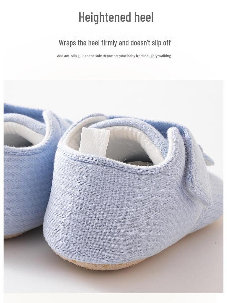 Soft Sole Spring & Autumn Baby Walker Shoes: Cartoon Lace-Up, Anti-Slip, Cloth Front for 6-12 Months