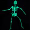 Glowing Skeleton Halloween Decor 32cm Scary Haunted House Props for Party Decoration Spooky Prank Supplies