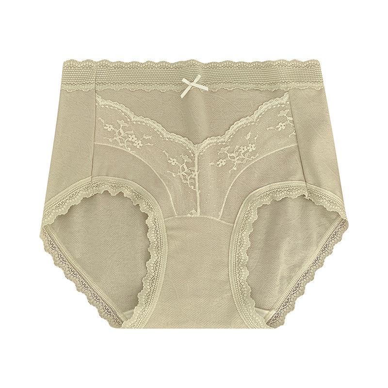 Ladies Summer Gentle Jacquard Lace Jacquard Stitching Breathable 10A Antibacterial Crotch Triangle Briefs