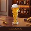 2026 High-End Creative Beer Mug: Light Luxury, Large Capacity for Home Craft Beer & Personal Wine Use