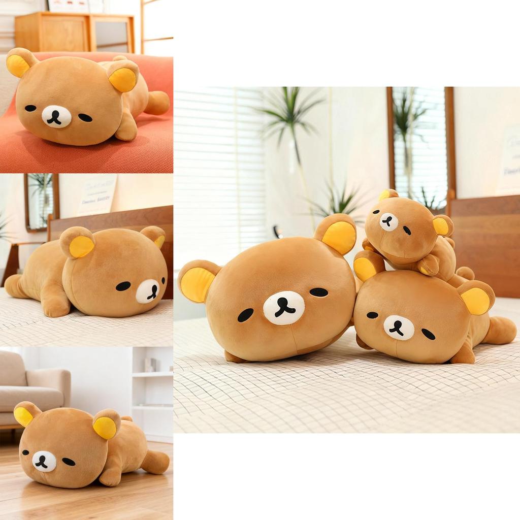 Relax Bear Plush Toy Sleeping Pillow For Kids And Girls Soft Cartoon Character Gift