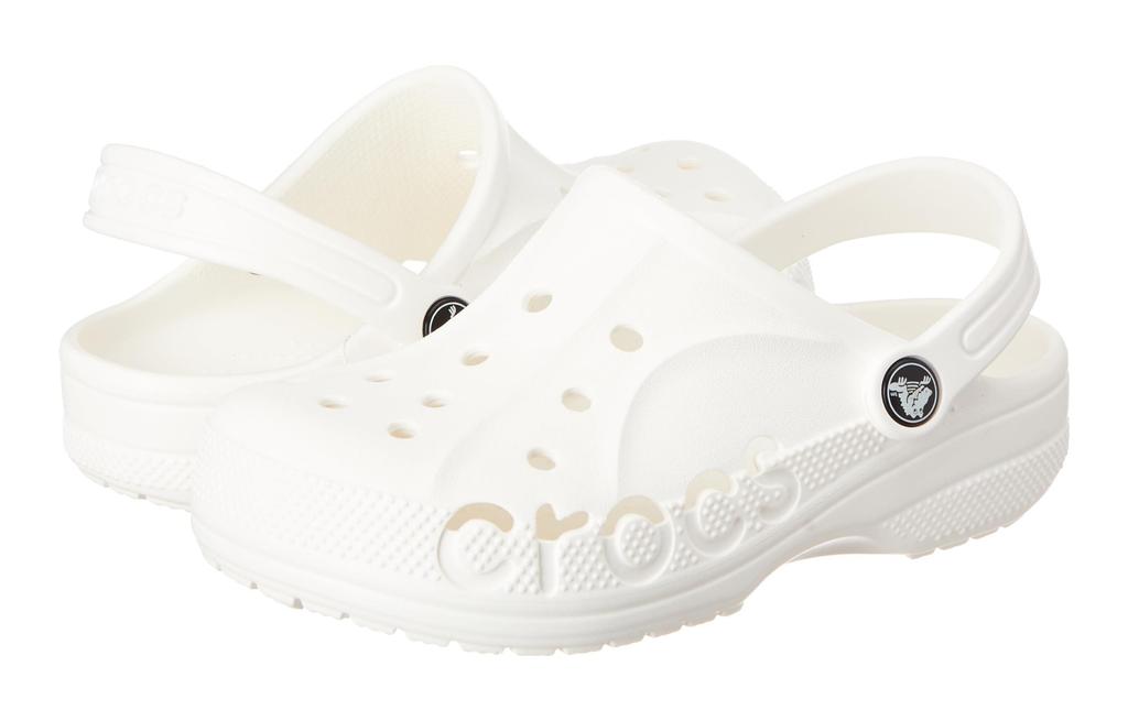 Crocs Baya Clog Slip Resistant Abrasion Resistant Children's Sandals White Kids 207013-100