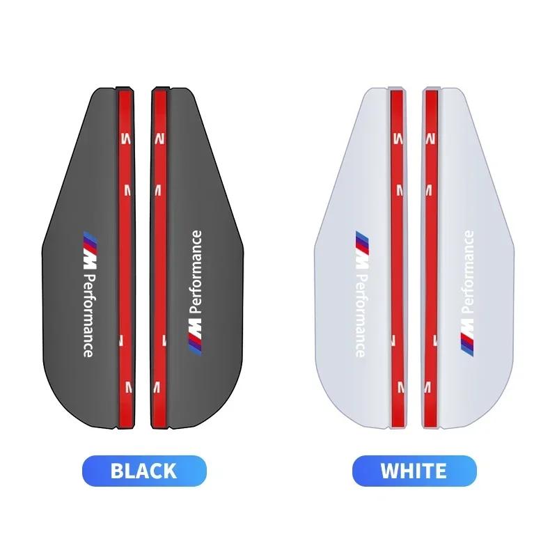 New Hots E60 50 Anniversary Car Rearview Mirror Rain Eyebrow Protector Rain Sticker For BMW M E46 E90 E60 F30 F10 E39 E36 G20 G
