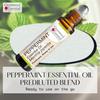 Greenwood Essential Peppermint Essential Oil (Mentha Piperita) Pre Diluted Ready To Use Roll-on Blend for Aromatherapy and Topical Skin Applicati