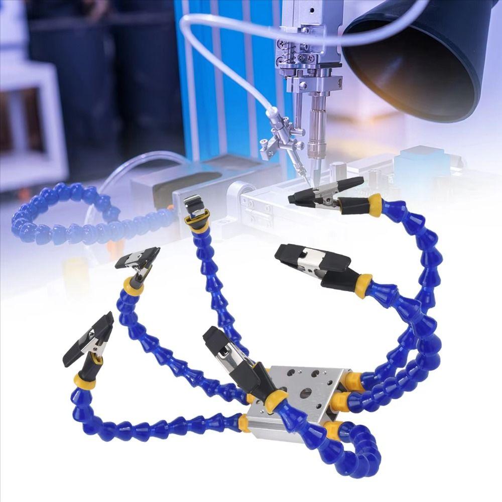 Flexible Arm Welding Table Clamp 1-6 Arms Circuit Board Repair Kit  Welding Precision Work