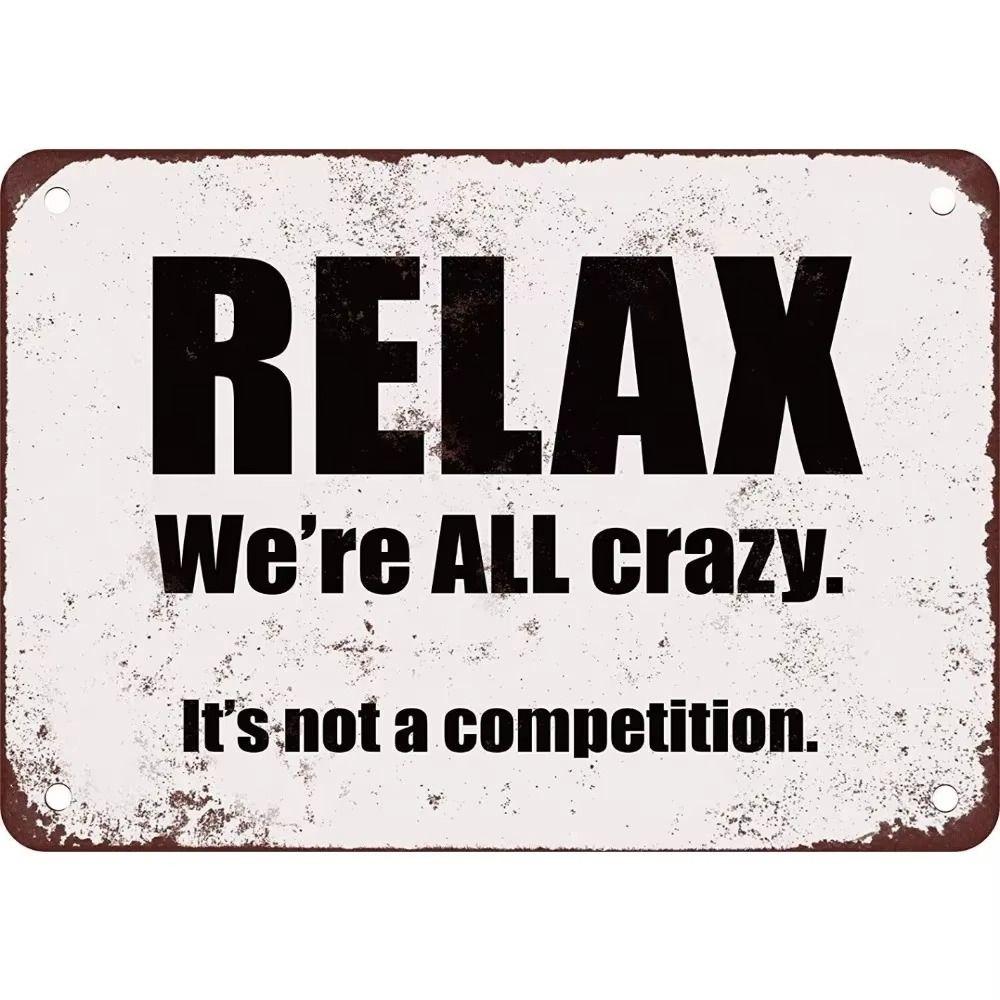 Retro Horror Comedy Metal Sign - No Entry Warning Plaque 20x30cm for Home Garage Bar Decor