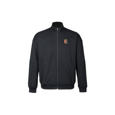 Court Heritage Zip-Up Fleece Langarmjacke Herren Jacken Schwarz FZ6926-010